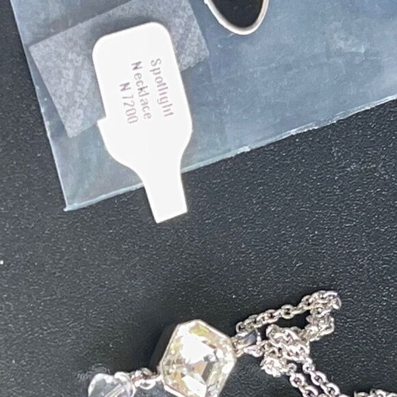 Spotlight Necklace Silver Asscher Cut - Picture 11 of 11